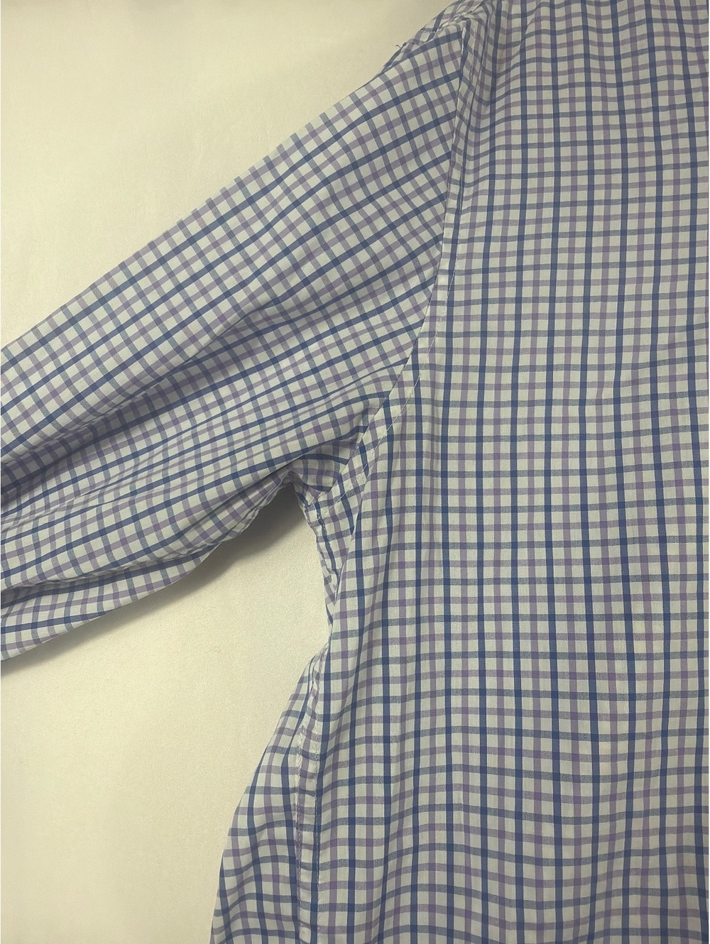 J.Crew The Offshore Performance Shirt Blue and Purple Check Button-Down - Picture 3 of 6